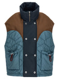MARBELL Blaue Ärmellose Jacke aus Polyamid
