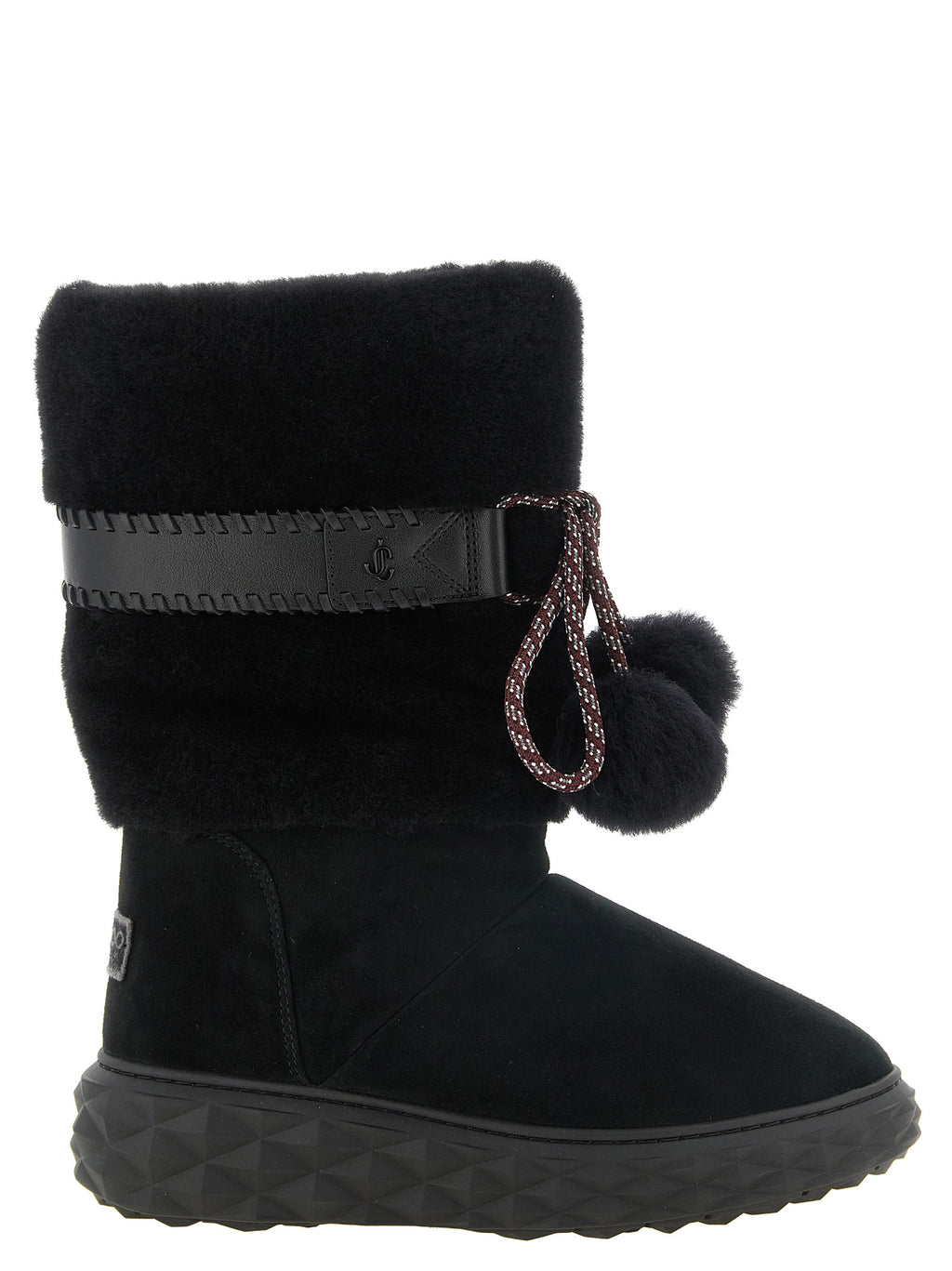 Jimmy Choo Schwarze Lammleder-Stiefeletten