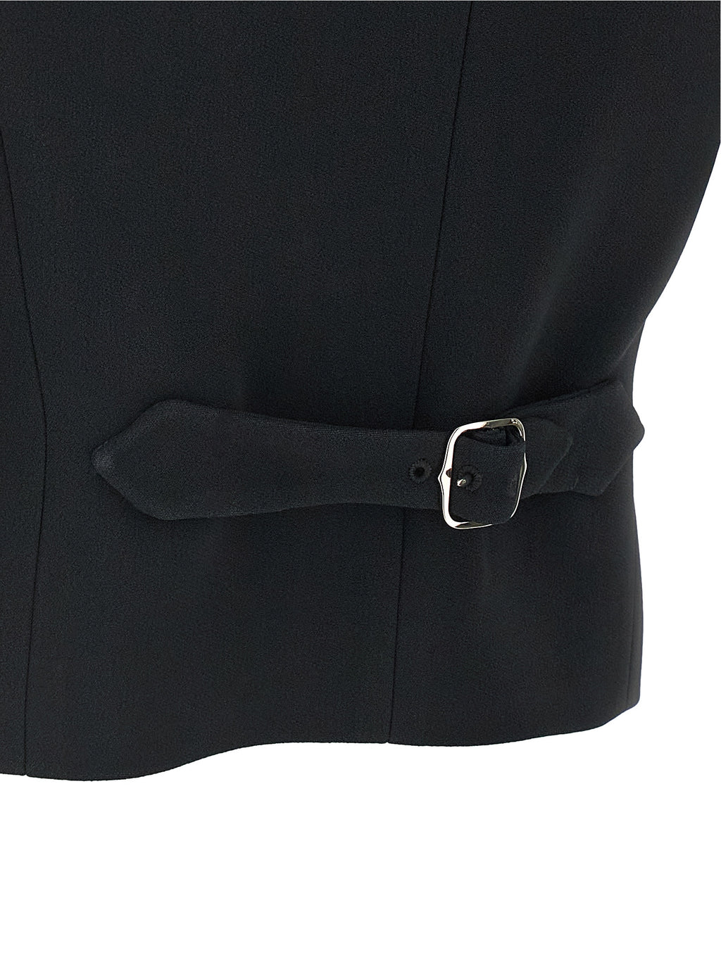 Ermanno Scervino Schwarze ärmellose Weste aus Viskose