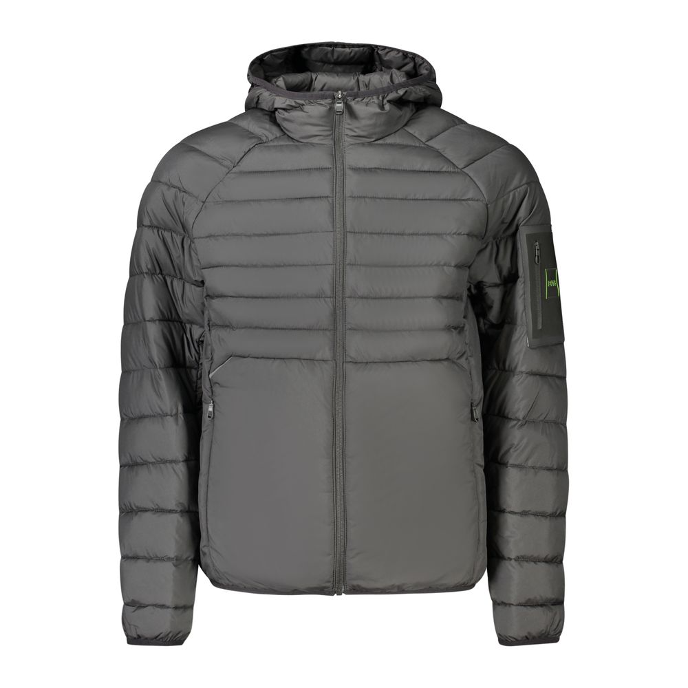 Hugo Boss Schwarze Herrenjacke aus Polyester