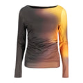Desigual Nero Polyester Damen-T-Shirt