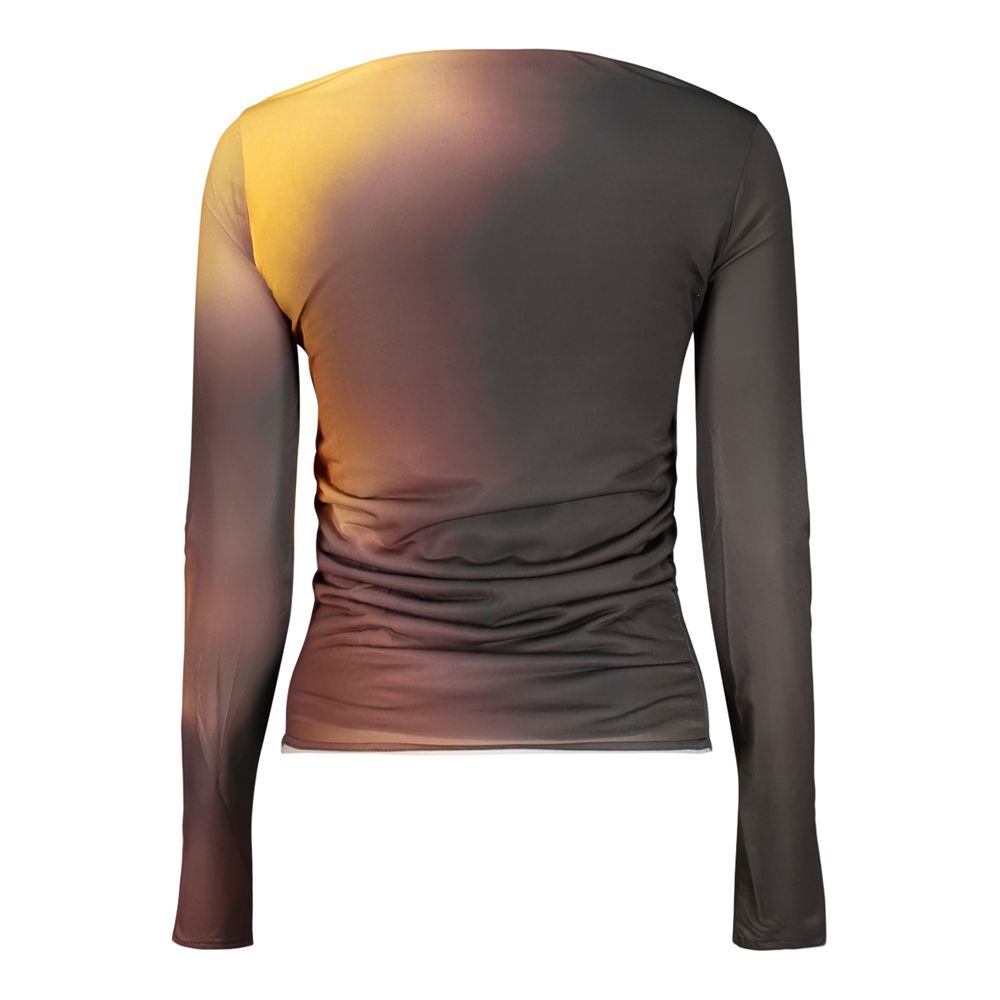 Desigual Nero Polyester Damen-T-Shirt