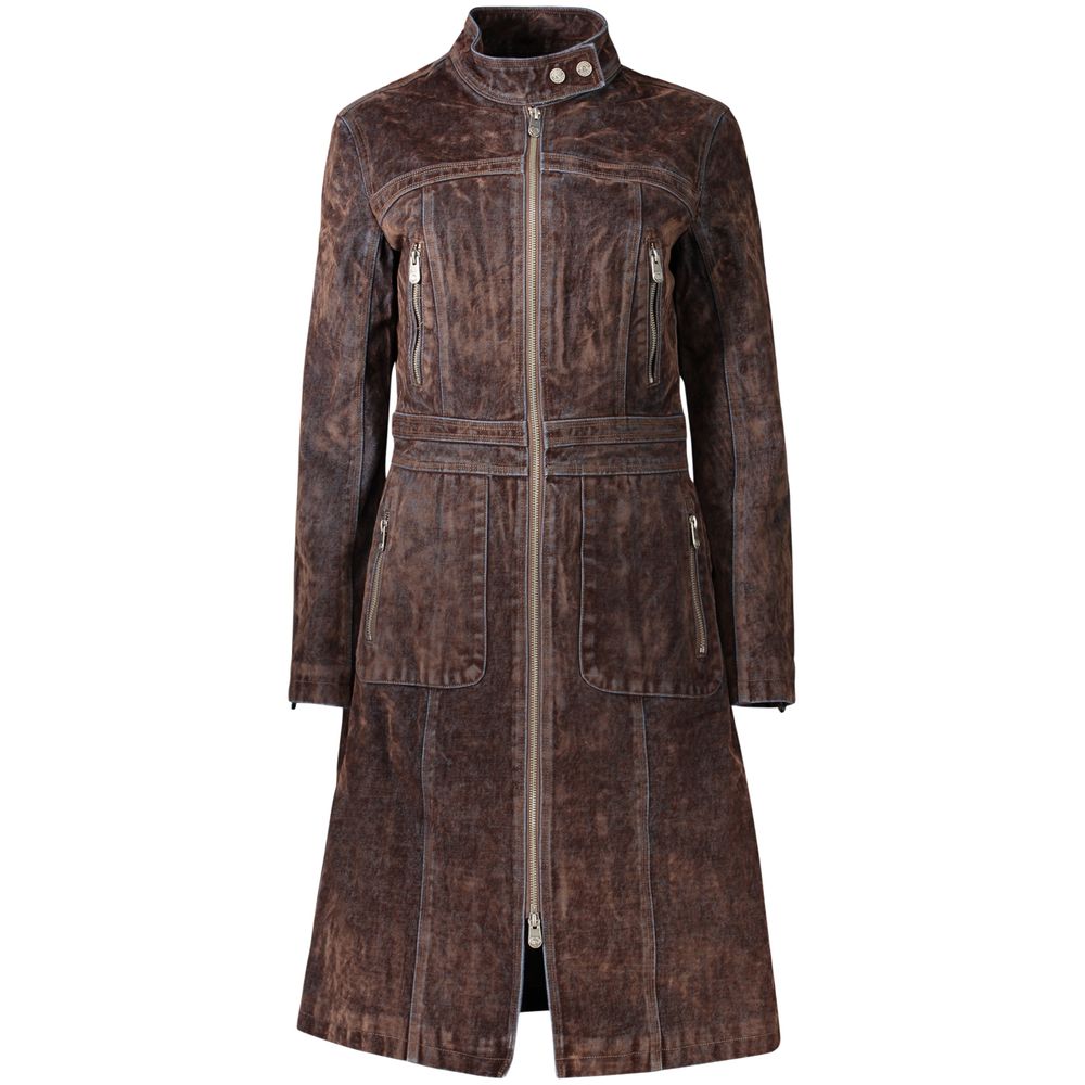 Desigual Braune Baumwolljacke für Damen