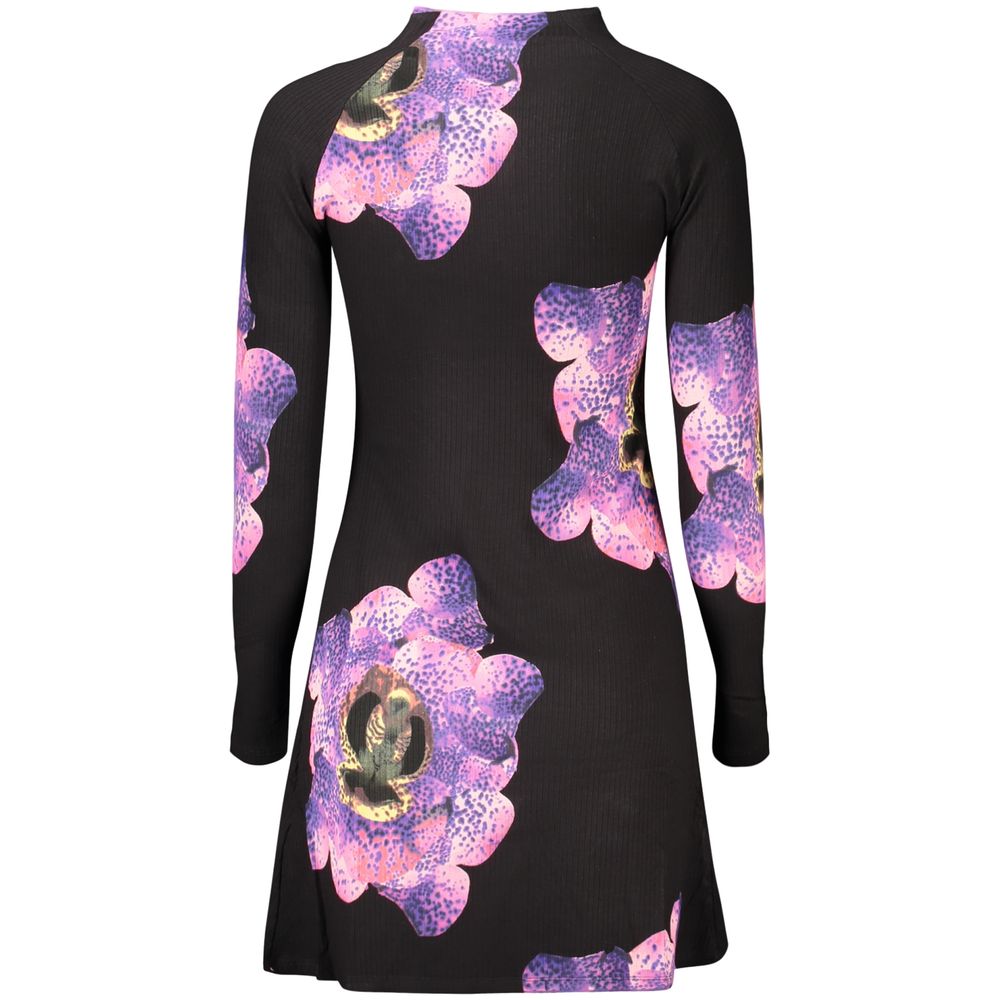 Desigual Schwarzes Damenkleid aus Viskose