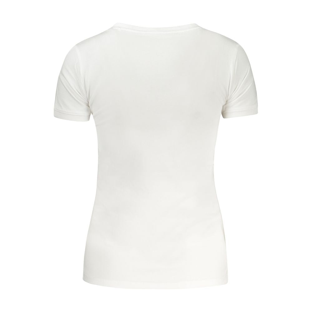 Guess Jeans Weißes Baumwoll-T-Shirt