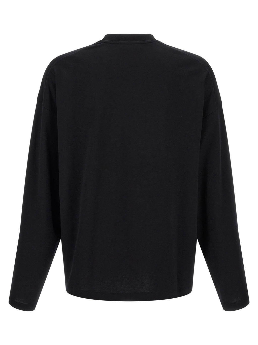 Jil Sander Schwarzes Baumwoll-T-Shirt