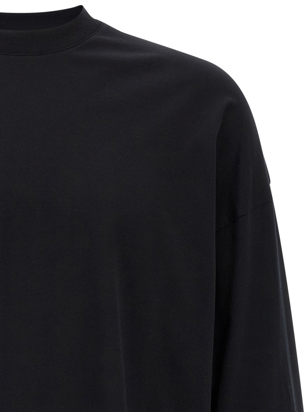 Jil Sander Schwarzes Baumwoll-T-Shirt