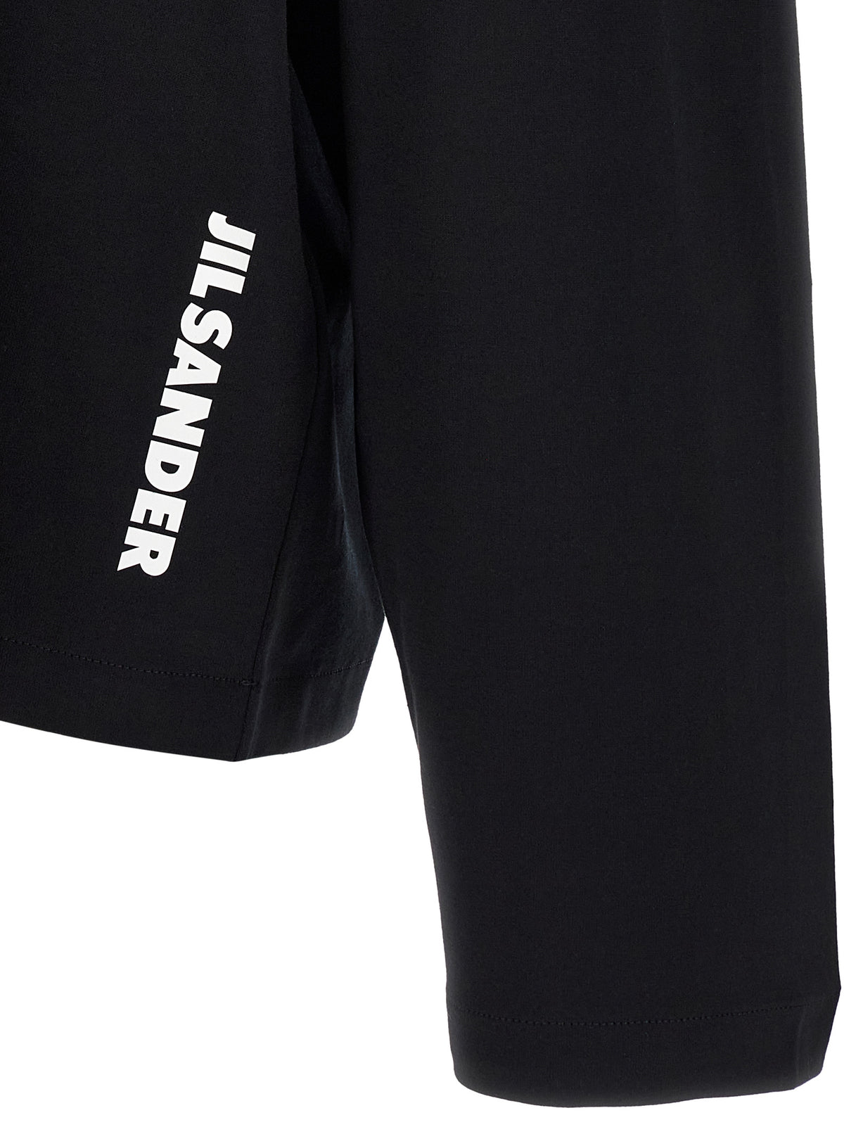 Jil Sander Schwarzes Baumwoll-T-Shirt
