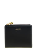 Jil Sander Schwarzer Kalbsleder-Kartenetui