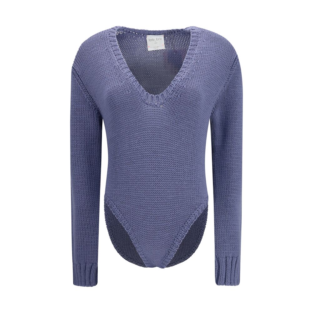Forte_Forte Lila Woll-Bodysuit Ovis Aries