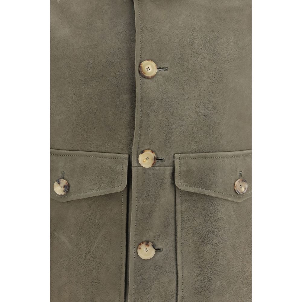 Brunello Cucinelli Zweifarbige Kaschmir-Bomberjacke