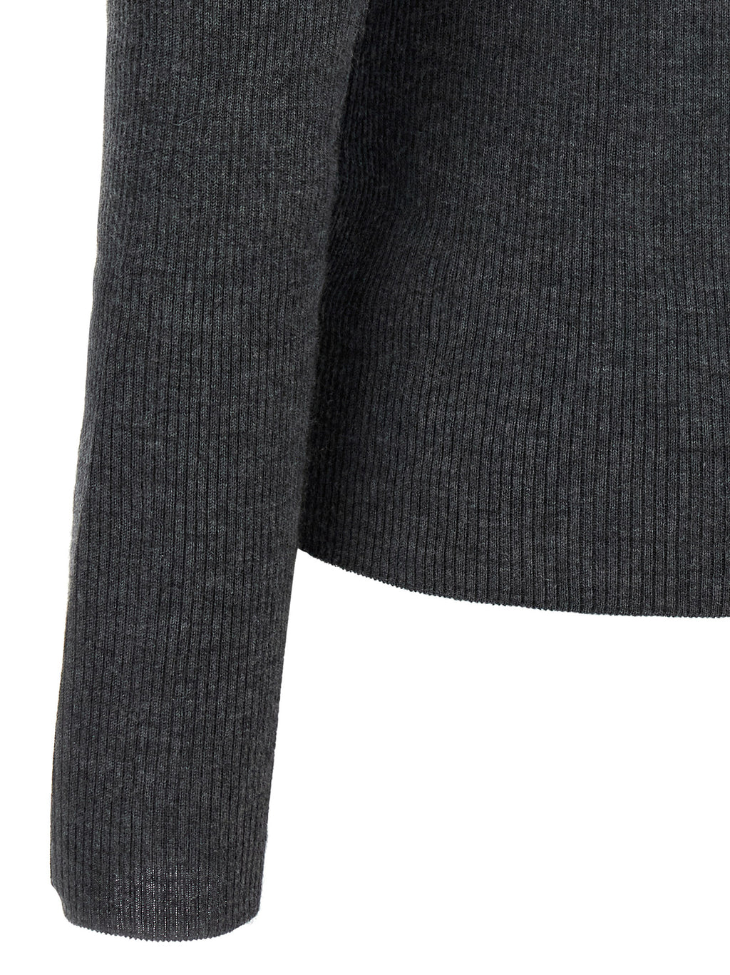 Max Mara Graues Kaschmir-Poloshirt