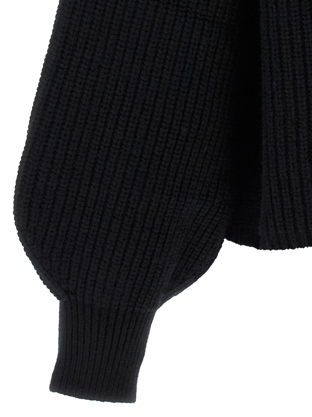 Max Mara Schwarzer Wollcardigan