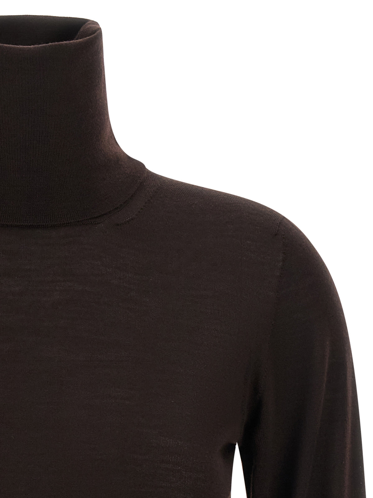 Max Mara Brauner Cardigan aus reiner Schurwolle