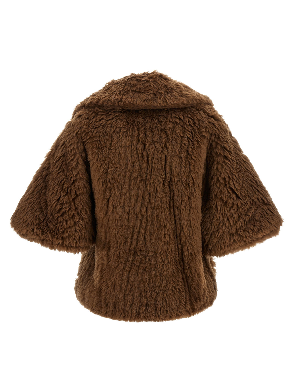 Max Mara Mantel aus reiner Schurwolle in Braun