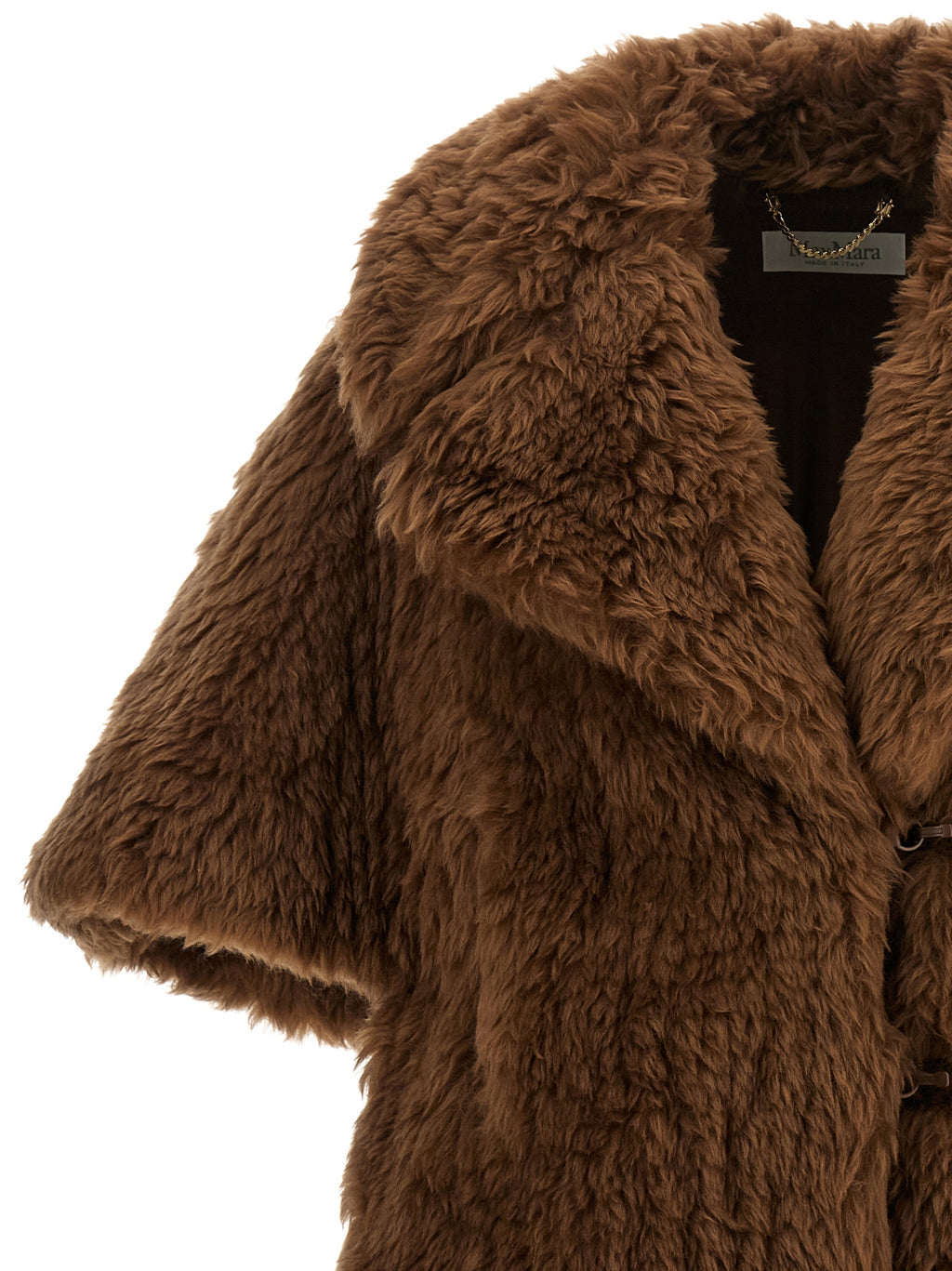 Max Mara Mantel aus reiner Schurwolle in Braun
