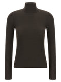 Max Mara Brauner Cardigan aus reiner Schurwolle