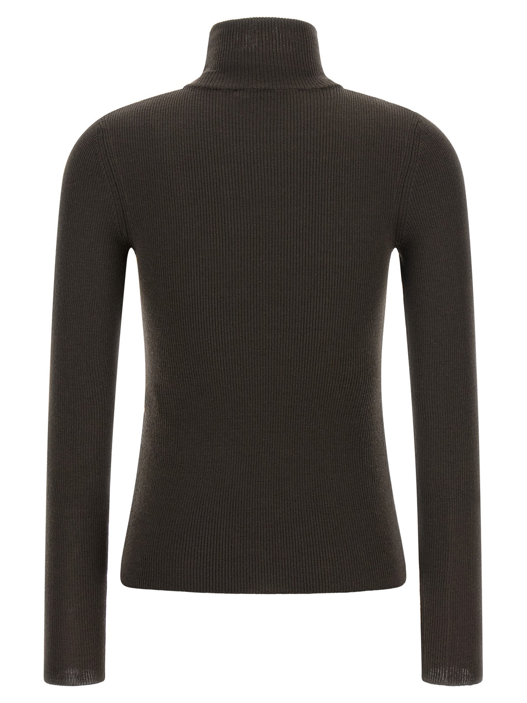 Max Mara Brauner Cardigan aus reiner Schurwolle