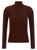 Max Mara Cardigan aus bordeauxroter Schurwolle