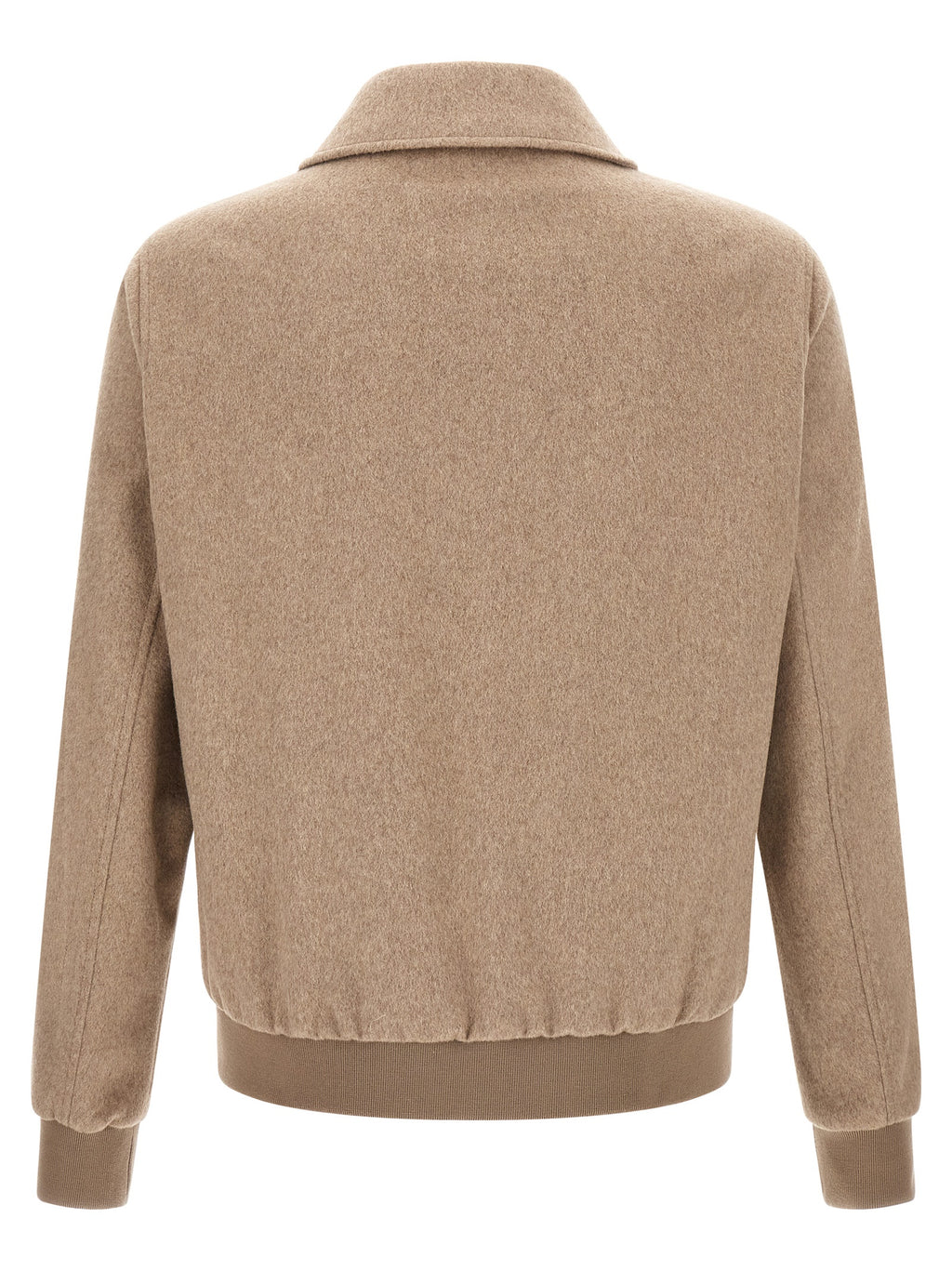 Pal Zileri Beige Wollmantel Lang