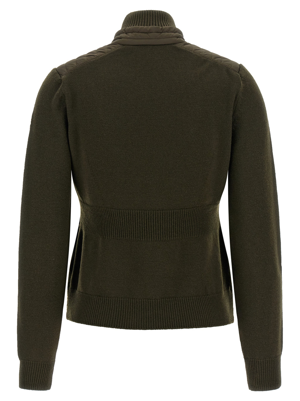 Moncler Grenoble Zweifarbige Polyamid-Strickjacke