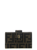 Fendi Brauner Kartenhalter aus Polyester