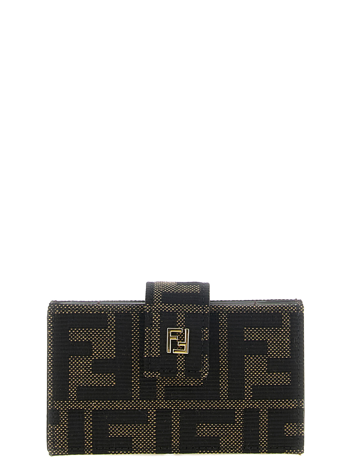 Fendi Brauner Kartenhalter aus Polyester