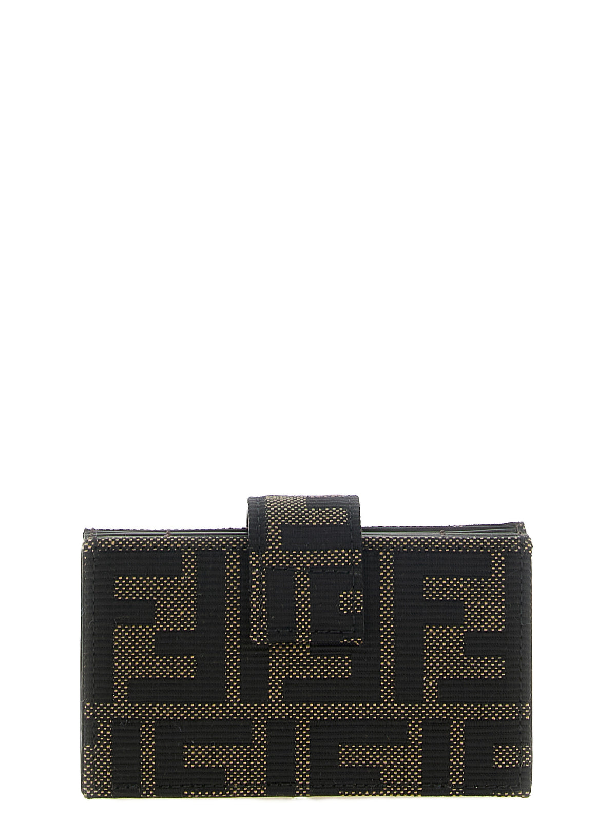 Fendi Brauner Kartenhalter aus Polyester