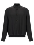 ZEGNA Schwarzer Sweatshirt aus Satin