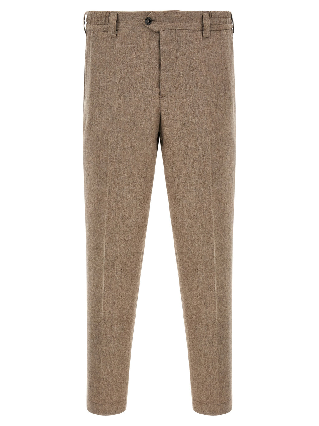 PT Torino Beige Virgin Wool Casual Pants