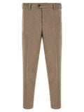 PT Torino Beige Virgin Wool Casual Pants