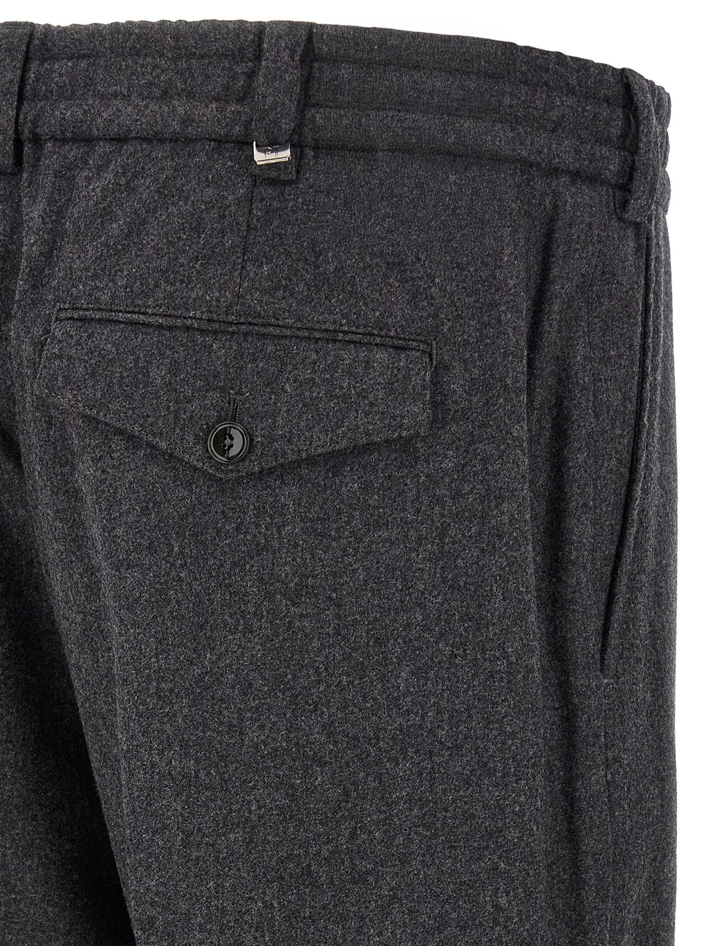 PT Torino Graue Hose aus reiner Schurwolle