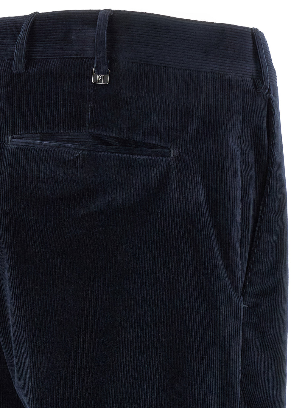 PT Torino Blaue Baumwoll-Freizeithose