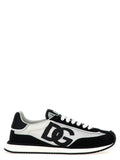 Dolce & Gabbana Zweifarbige Kalbsleder-Sneaker im Athletic-Stil