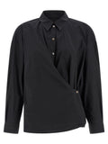 Lemaire Schwarze Baumwollbluse