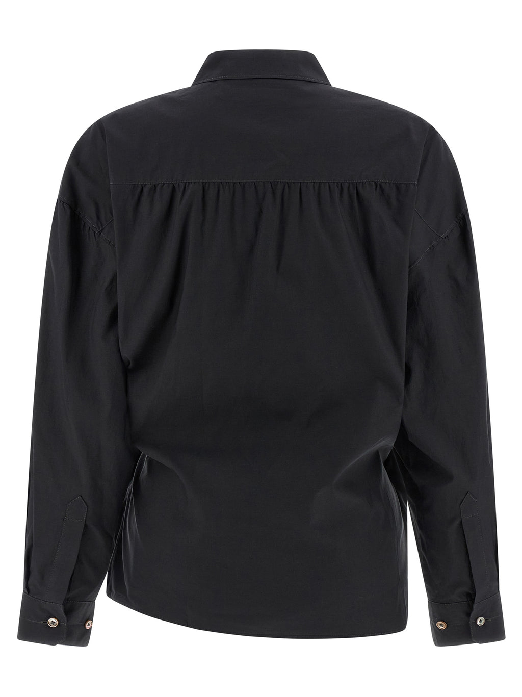 Lemaire Schwarze Baumwollbluse