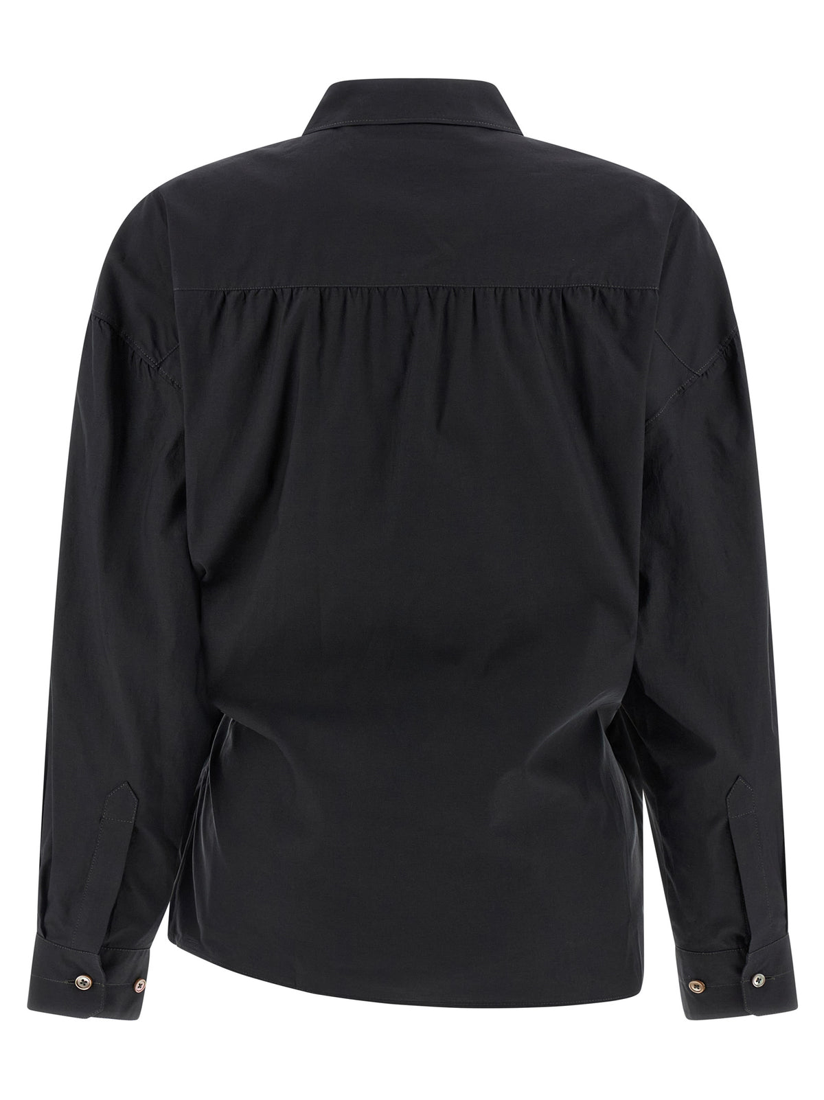 Lemaire Schwarze Baumwollbluse
