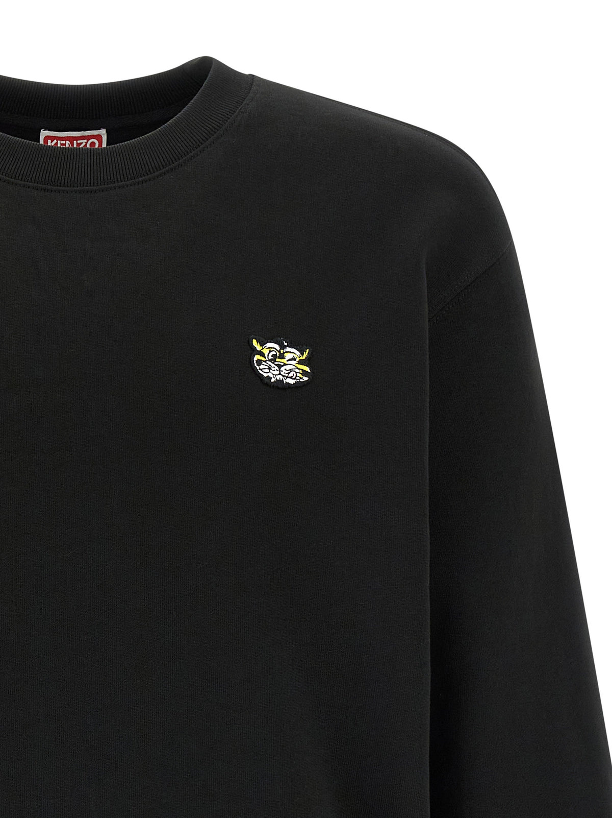 Kenzo Schwarzer Baumwoll-Sweatshirt