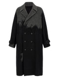 Yohji Yamamoto Grauer Wollmantel