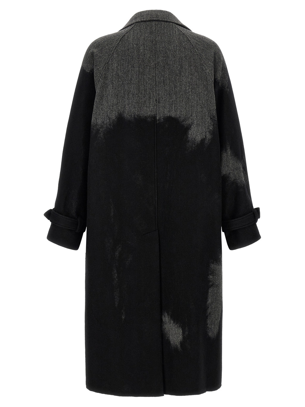 Yohji Yamamoto Grauer Wollmantel