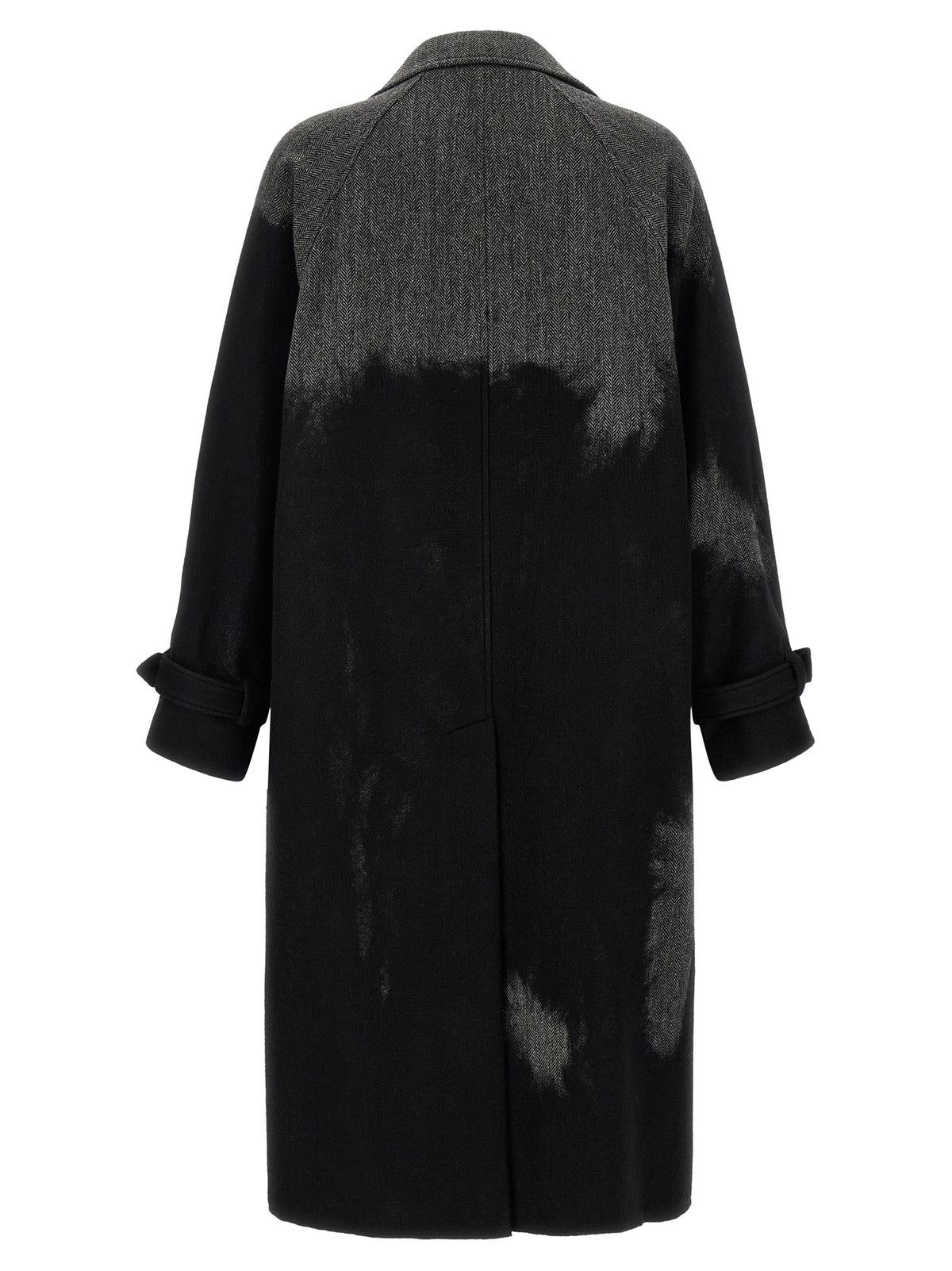 Yohji Yamamoto Grauer Wollmantel