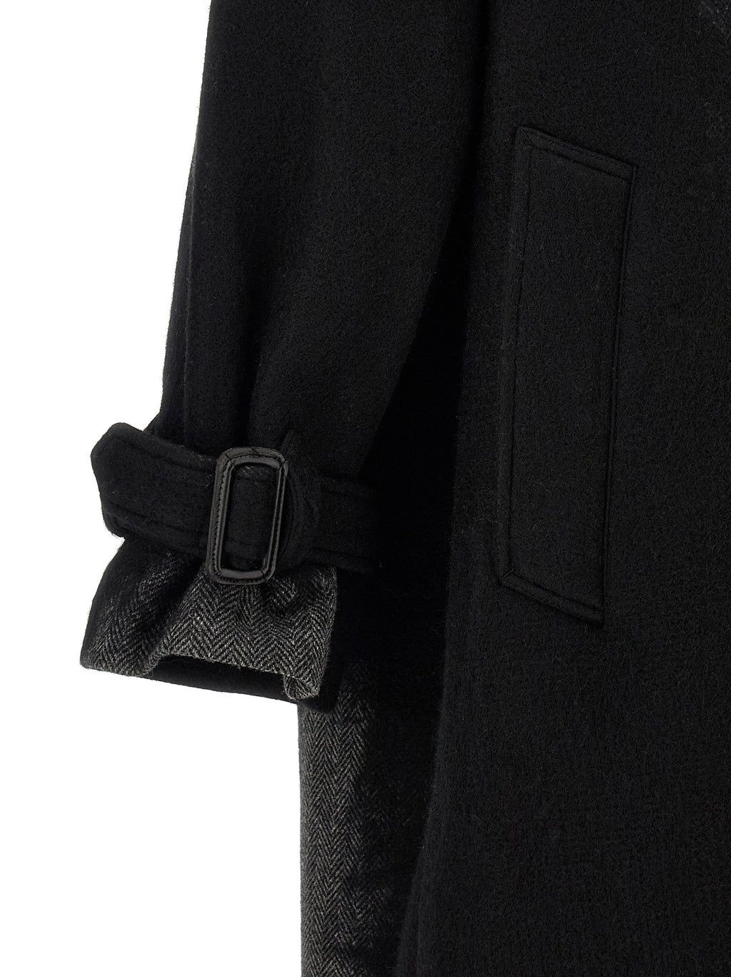 Yohji Yamamoto Grauer Wollmantel