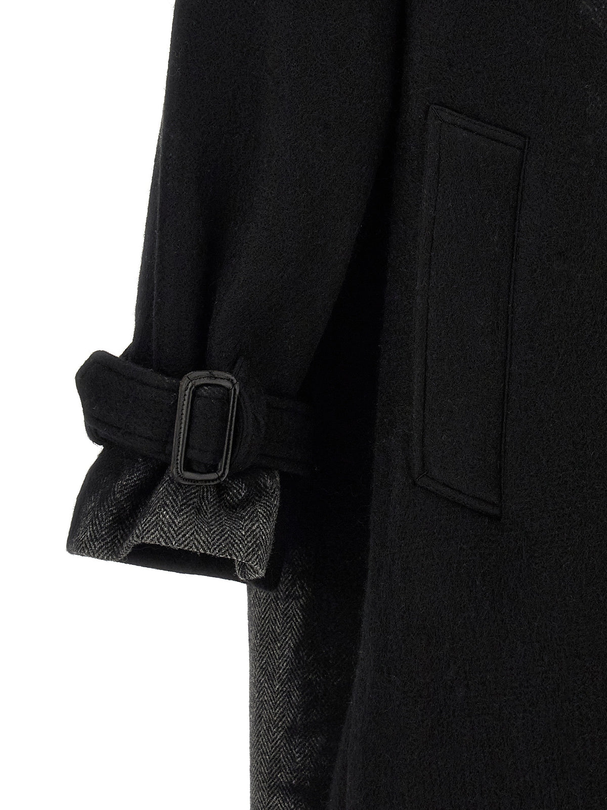 Yohji Yamamoto Grauer Wollmantel