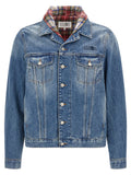 MM6 Maison Margiela Blaue Jeansjacke aus Baumwolle