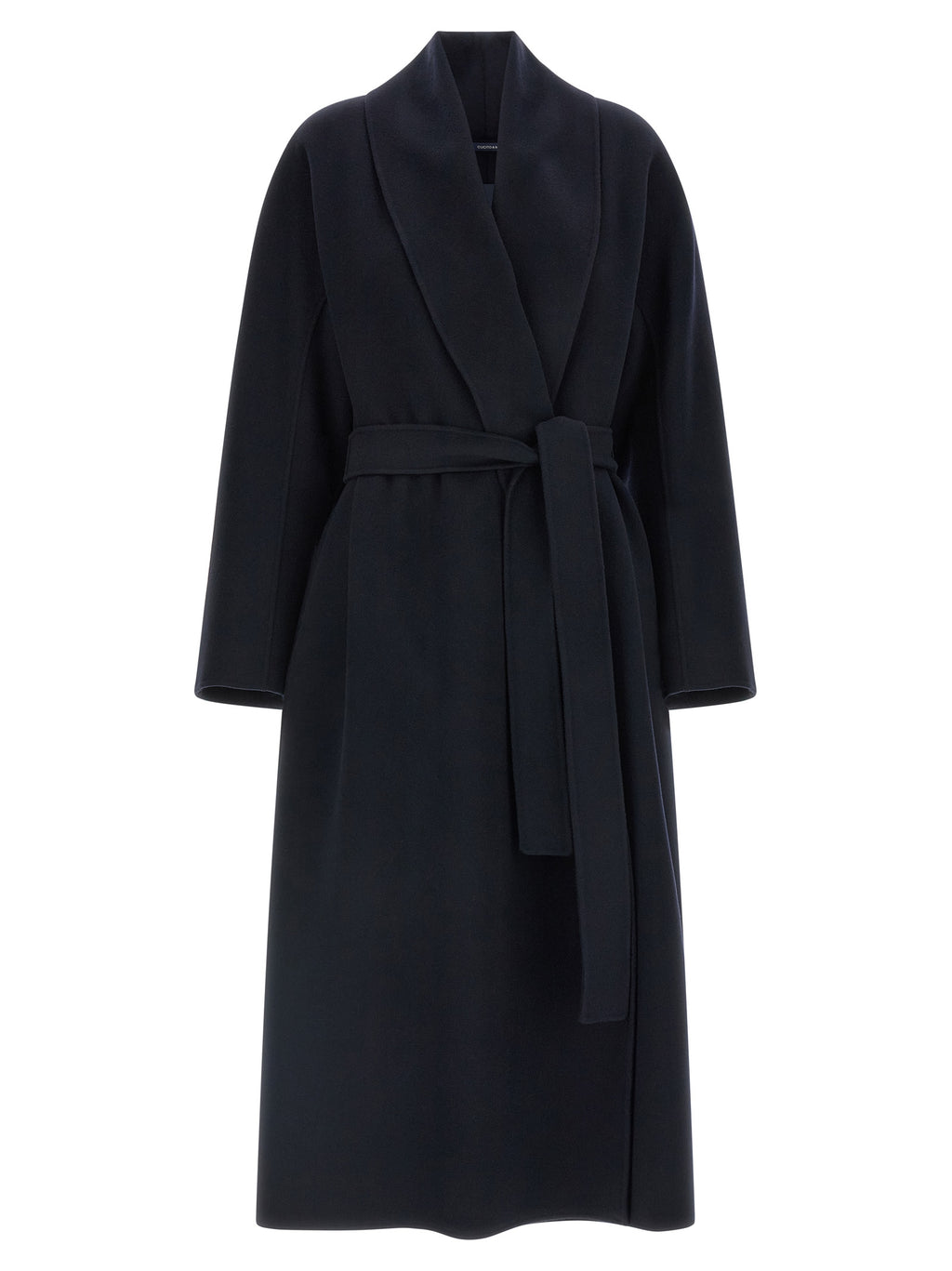 'S Max Mara Blauer Wollmantel