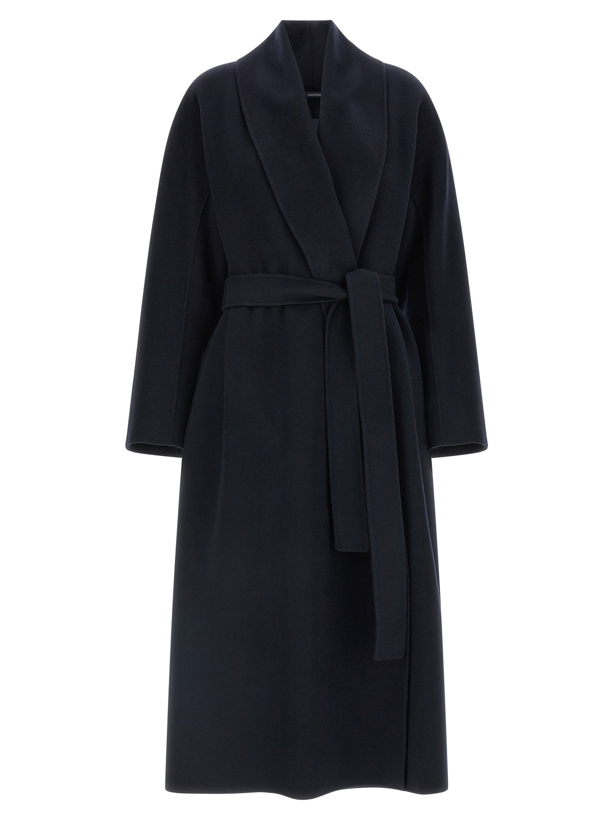'S Max Mara Blauer Wollmantel