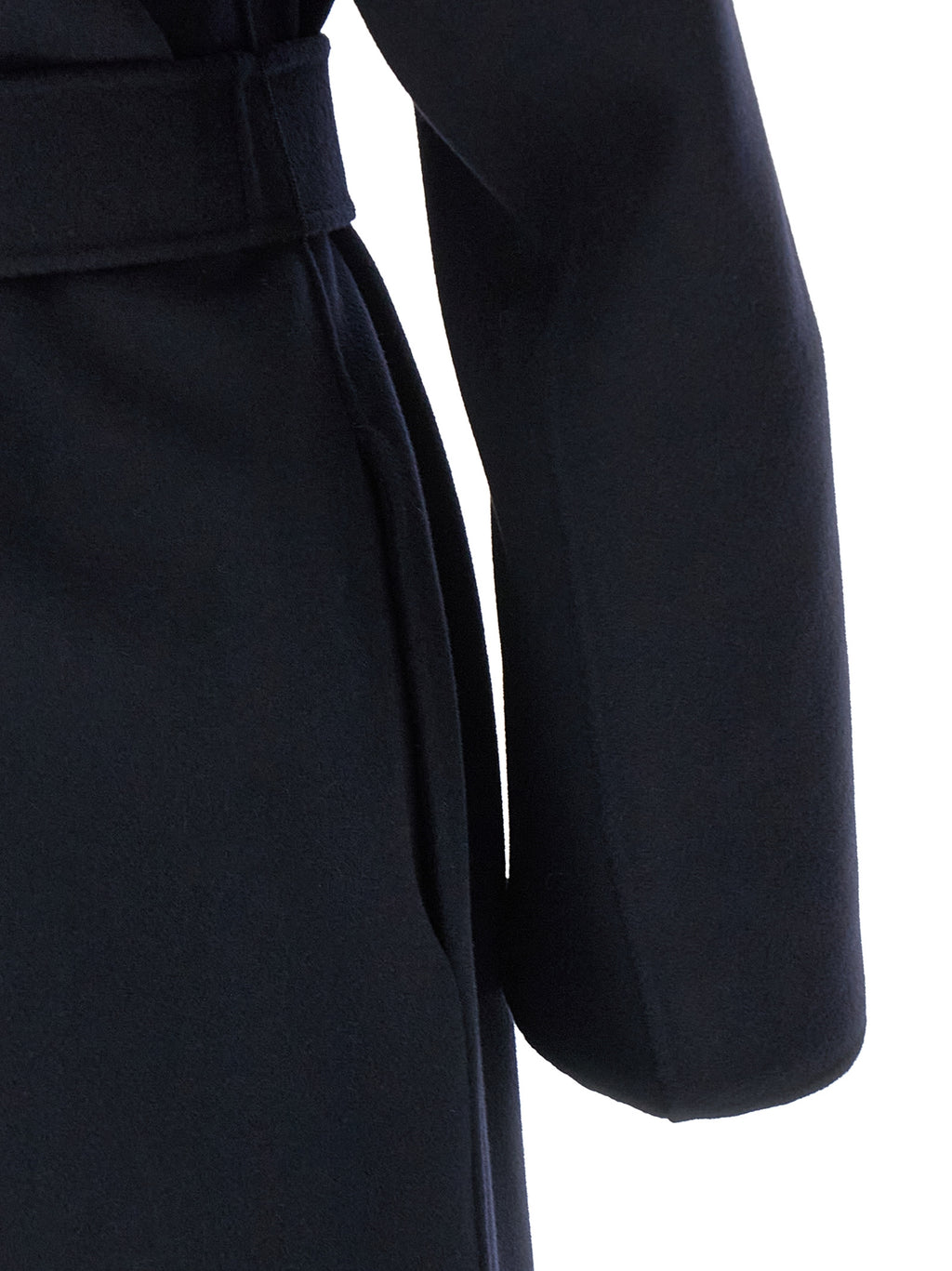 'S Max Mara Blauer Wollmantel