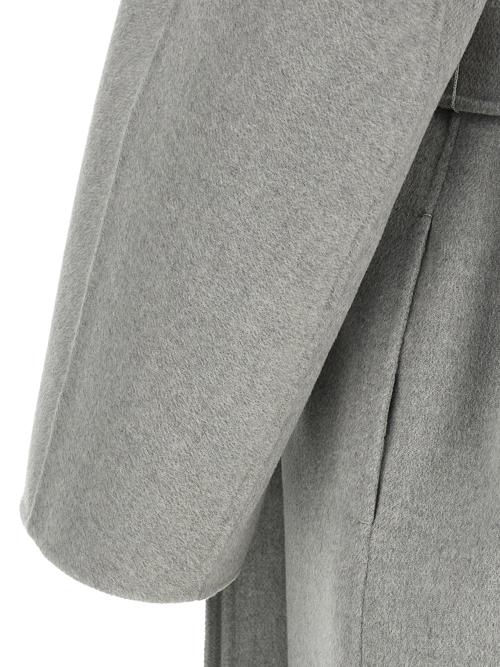 'S Max Mara Grauer Wollmantel