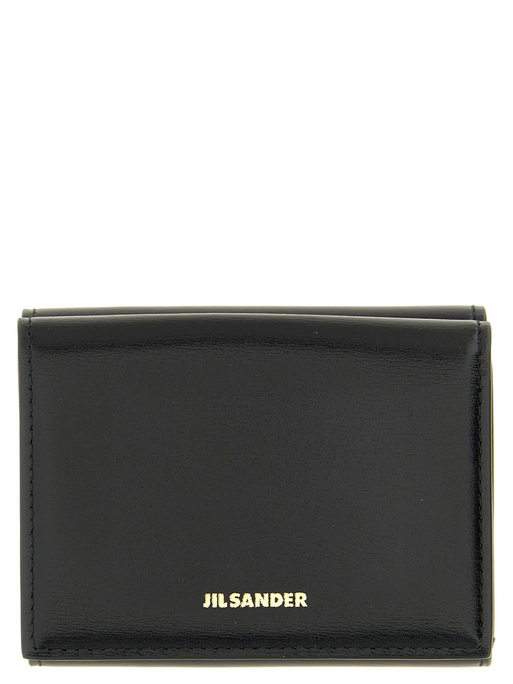 Jil Sander Schwarzer Kalbsleder-Kartenetui