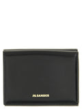 Jil Sander Schwarzer Kalbsleder-Kartenetui